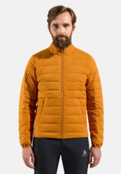Odlo Ascent N-Thermic Hybrid Isolationsjacke für Herren - Casual Comfort - orange, L