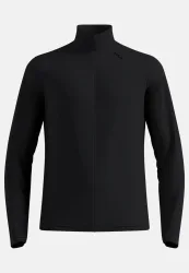 Odlo Essential Warm Mid Layer Full-Zip für Herren - Wandern, Ski & Snow - schwarz, S