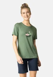 Odlo Lema Hills T-Shirt für Damen - Wandern - grün, S