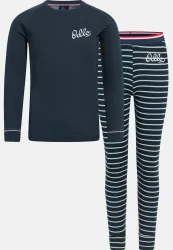 Odlo Active Warm Originals ECO Stripe Kinder Thermo Unterwäsche Set Blau, , Größe: 164