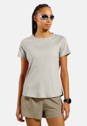 Odlo Essential 365 Lauf-T-Shirt für Damen - Training, Running - beige, M