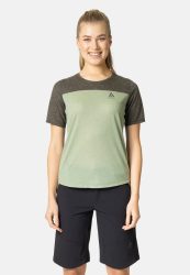 Odlo X-Alp Linencool Radshirt für Damen - Mountain Biking - grün, M