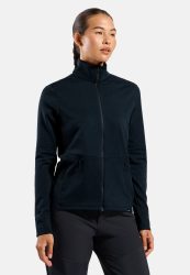 Odlo Grid Fleece Mid Layer Full-Zip für Damen - Wandern - marineblau, XL