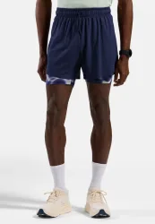 Odlo Herren Zeroweight 5 Inch Print 2-in-1 Shorts