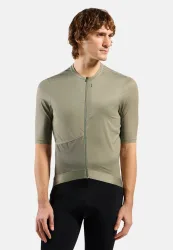 Odlo Explorer Pro Rad-Shirt Full-Zip für Herren - Gravel, Radsport - grün, L