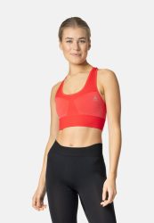 Odlo Seamless Medium Sport BH für Damen - Training, Running - rot, XS