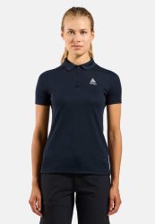 Odlo F-Dry Poloshirt für Damen - Wandern, Casual Comfort - blau, M