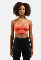 Odlo Padded Seamless Soft 2.0 Sport BH für Damen - Wandern, Training - rot, XS