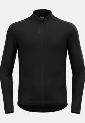 Odlo Zeroweight Ceramiwarm Rad-Mid Layer Full-Zip für Herren - Radsport - schwarz, S