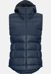 Odlo Severin N-Thermic Daunenweste mit Kapuze für Damen - Wandern - blau, L