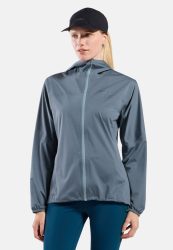 Odlo X-Alp Waterproof Laufjacke für Damen - Trail Running, Wandern - grau, XS