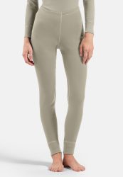 Odlo Active Warm Base Layer Tights für Damen - Wandern, Ski & Snow - beige, S