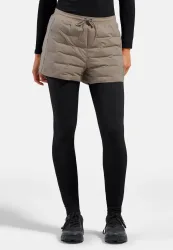 Odlo Zeroweight Insulator Laufshorts für Damen - Skilanglauf, Running - beige, L