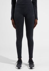 Odlo Zeroweight Print Reflective Lauftights für Damen - Training, Running - schwarz, M