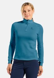Odlo Berra Mid Layer Half-Zip für Damen - Wandern, Ski & Snow - blau, XXL