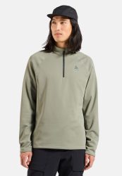 Odlo Besso Mid Layer Half-Zip für Herren - Wandern, Ski & Snow - grün, L