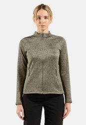 Odlo Tencia Mid Layer Full-Zip für Damen - Wandern - grün, XXL