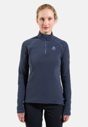 Odlo Rigi Mid Layer Half-Zip für Damen - Wandern, Ski & Snow - grau, M