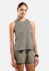 Odlo Zeroweight Engineered Chill-Tec Lauf-Tank für Damen - Training, Running - beige, L