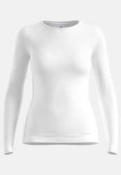 Odlo Performance Light Base Layer Shirt für Damen - Wandern, Skilanglauf - weiss, L