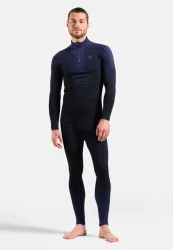 Odlo Herren Blackcomb Eco Half Zip Longsleeve