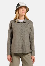 Odlo Transition Insulated Langarmhemd für Damen - Wandern, Casual Comfort - grau, XS
