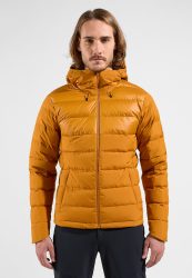 Odlo Severin N-Thermic Hooded Isolationsjacke für Herren - Casual Comfort - orange, M