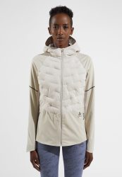 Odlo Zeroweight Insulator Laufjacke für Damen - Skilanglauf, Running - beige, S