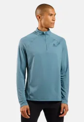 Odlo Essential Ceramiwarm Lauf-Mid Layer Half-Zip für Herren - Running - blau, XXL