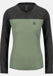 Odlo X-Alp Linencool Langarm-Radshirt für Damen - Mountain Biking - grün, XS
