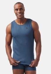 Odlo Active F-Dry Light Base Layer Tank für Herren - Wandern, Radsport - blau, M