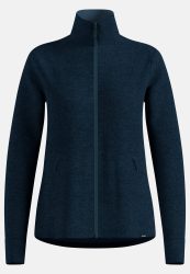 Odlo Grid Fleece Mid Layer Full-Zip für Damen - Wandern - marineblau, S