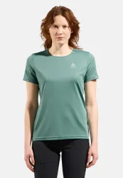 Odlo Cardada T-Shirt für Damen - Wandern, Casual Comfort - grün, S