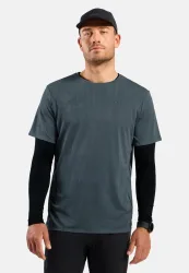 Odlo Zeroweight Engineered Chill-Tec Lauf-T-Shirt für Herren - Training, Running - grau, XS
