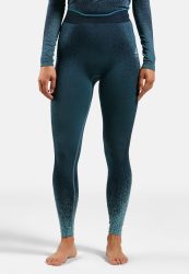 Odlo Blackcomb Base Layer Tights für Damen - Skilanglauf, Ski & Snow - blau, S