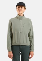 Odlo Classic Mid Layer Half-Zip für Damen - Wandern, Ski & Snow - grün, XL