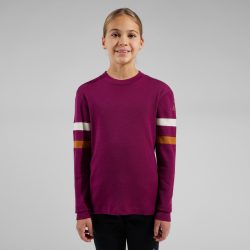 Odlo Espeland Merino 215 Mid Layer für Kinder - Abenteuer & Komfort, Wandern - pink, 164