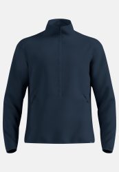 Odlo Wool Mid Layer Half-Zip für Kinder - Wandern, Ski & Snow - marineblau, M/L