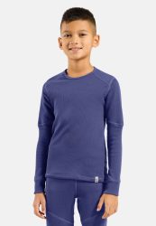 Odlo Active X-Warm Base Layer Shirt für Kinder - Ski & Snow - lila, 116