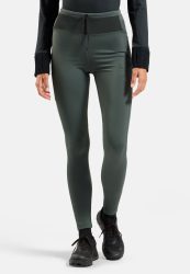 Odlo X-Alp Cargo Winter Lauftights für Damen - Trail Running, Running - grün, XL