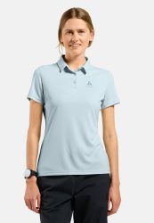Odlo Cardada Poloshirt für Damen - Wandern, Casual Comfort - blau, L