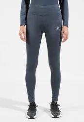 Odlo Essential Warm Lauftights für Damen - Running - blau, XS