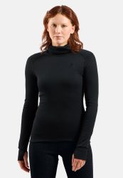 Odlo Active Warm Base Layer mit Gesichtsmaske für Damen - Wandern, Ski & Snow - schwarz, L