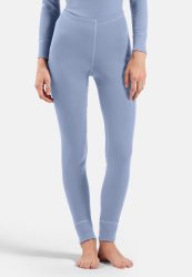 Odlo Active Warm Base Layer Tights für Damen - Wandern, Ski & Snow - blau, XXL