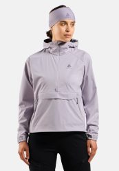 Odlo Zeroweight Pro Windproof Anorak Langlaufjacke für Damen - Skilanglauf - lila, S