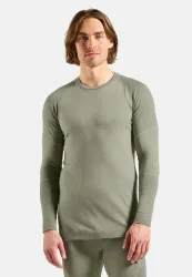 Odlo Herren Seamless Performance Wool Crew Longsleeve