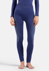 Odlo Performance Warm Base Layer Tights für Damen - Skilanglauf, Ski & Snow - lila, L