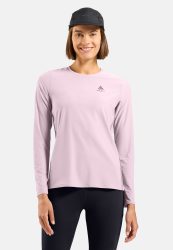 Odlo Zeroweight Chill-Tec Langarm-Laufshirt für Damen - Training, Running - pink, XS
