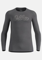 Odlo Active Warm 80th Anniversary Base Layer Shirt für Herren - Wandern, Ski & Snow - grau, L