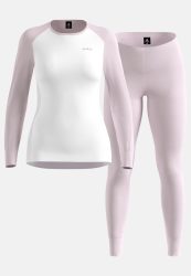 Odlo Active Warm Special Set Base Layer Set für Damen - Wandern, Ski & Snow - lila, XL